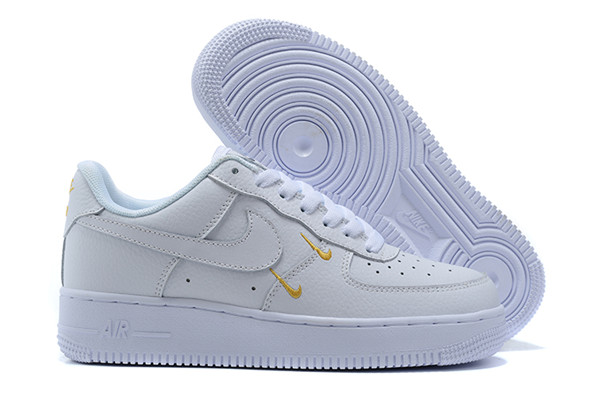 Women's Air Force 1 Low Top White Shoes 093
